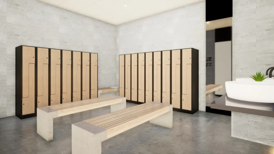 Interior design project for Strength-N-U. Designed 3D rendering