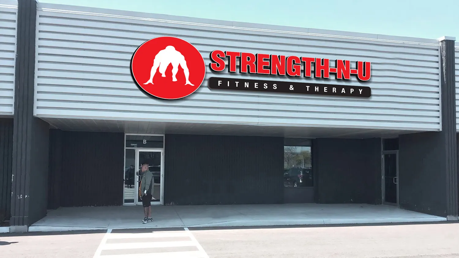 Exterior design project for Strength-N-U. Designed storefront