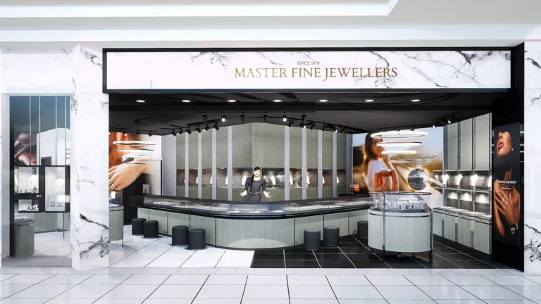 Exterior design project for Fine Jewellers. Designed storefront