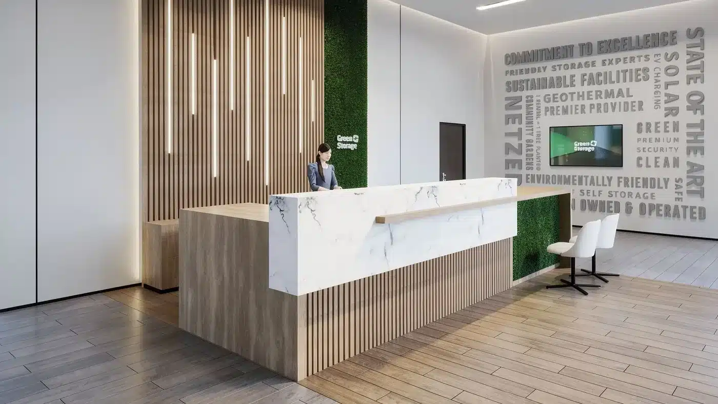 Green Storage office and reception design