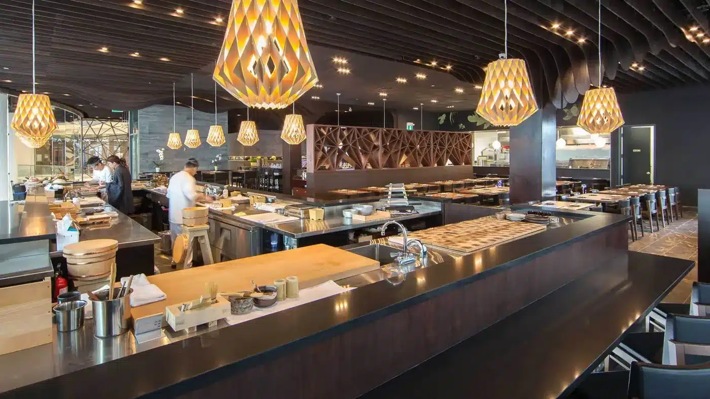 Kiu Japanese fine dining sushi counter, Markham