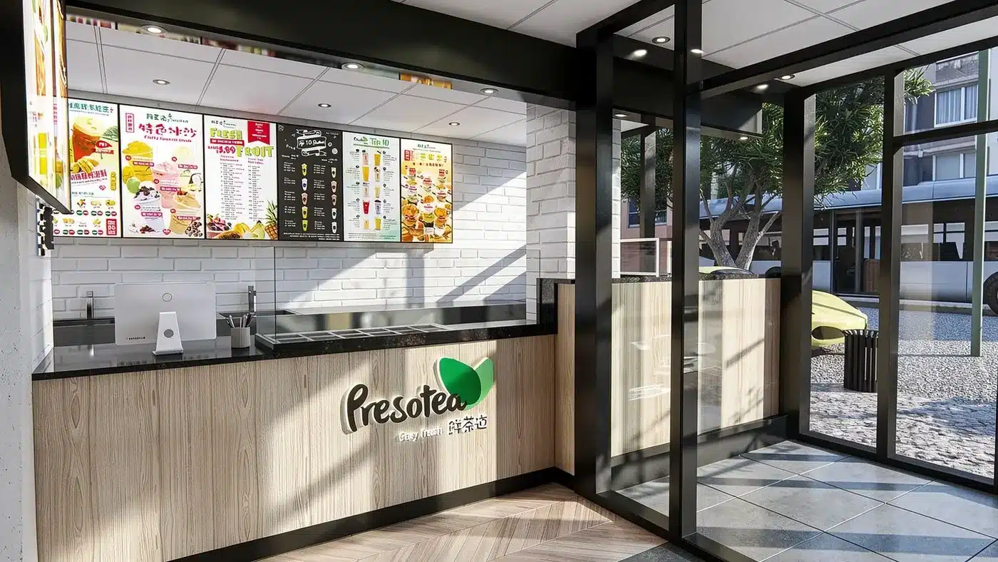 Presotea bubble tea store, Richmond Hill